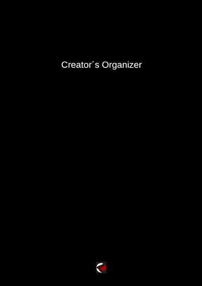 'Cover von Creator´s Organizer'-Cover