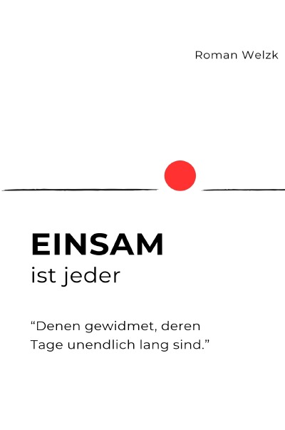 'Cover von Einsam ist jeder – Hardcover'-Cover