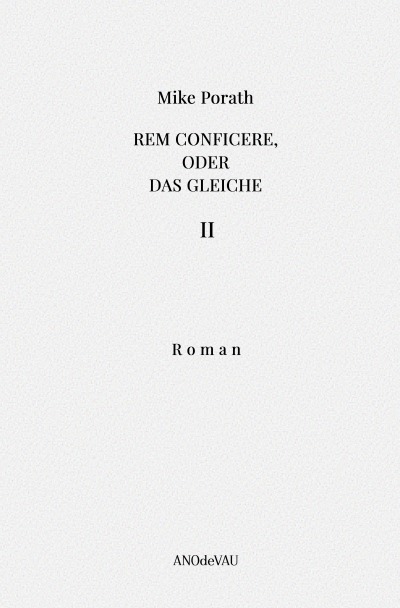 'Cover von Rem conficere, oder Das Gleiche (Band 2)'-Cover