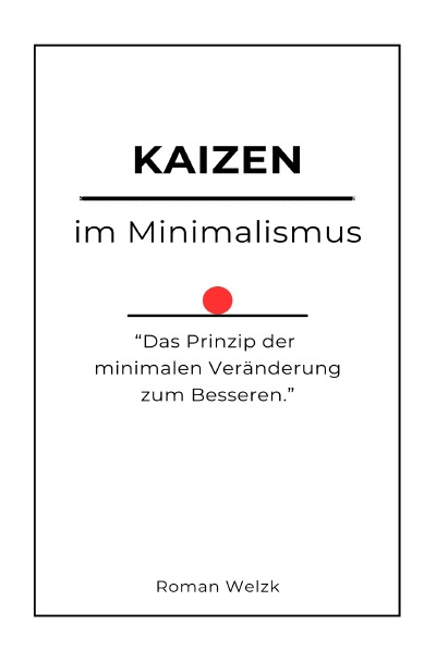 'Cover von Kaizen im Minimalismus'-Cover