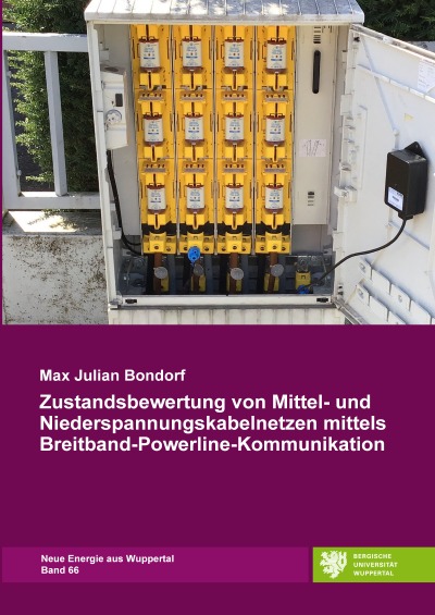 'Cover von Zustandsbewertung von Mittel- und Niederspannungskabelnetzen mittels Breitband-Powerline-Kommunikation'-Cover