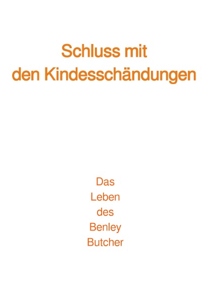 'Cover von Schluss mit den Kindesschändungen'-Cover