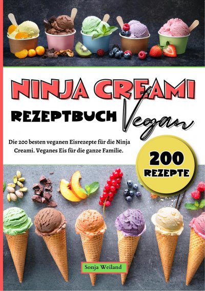 'Cover von Ninja Creami Rezeptbuch Vegan'-Cover