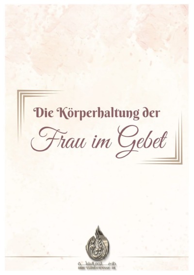 'Cover von Die Körperhaltung der Frau im Gebet'-Cover