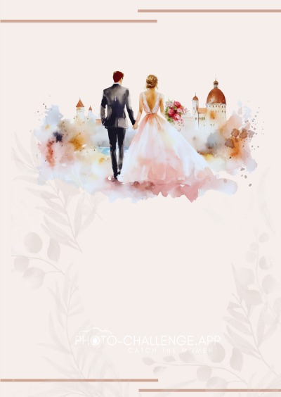 'Cover von Hochzeit Photo-Challenge – Brown Design'-Cover