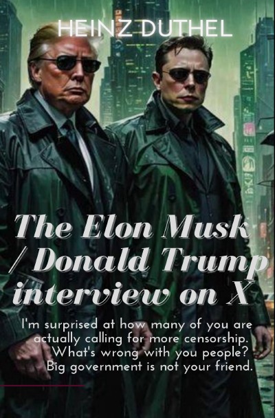 'Cover von The Elon Musk / Donald Trump interview on X started with an immediate tech disaster'-Cover