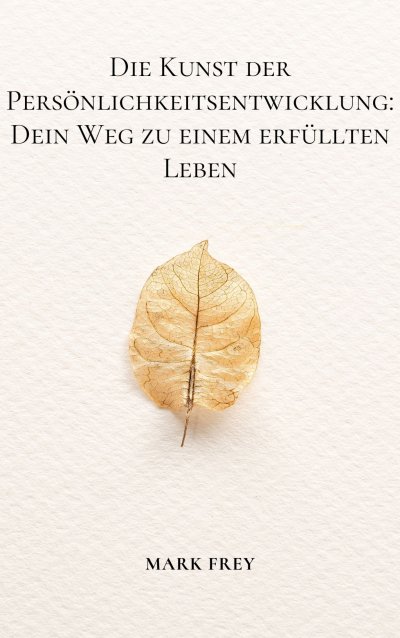 'Cover von Die Kunst der Persönlichkeitsentwicklung: Dein Weg zu einem erfüllten Leben'-Cover