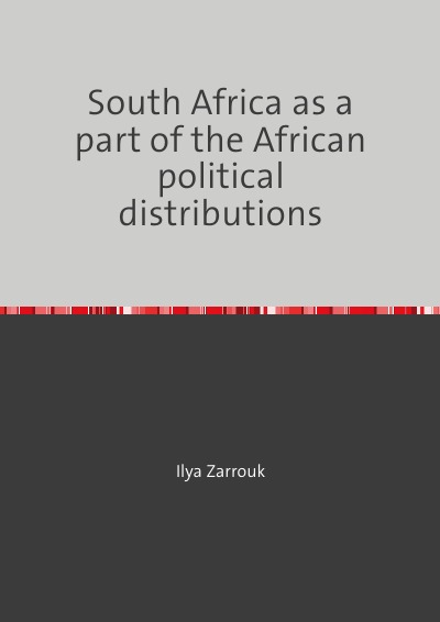 'Cover von South Africa as a part of the African political distributions'-Cover