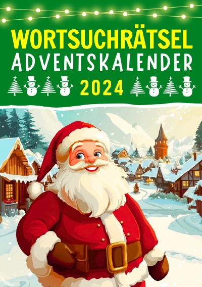 'Cover von Wortsuchrätsel Adventskalender 2024'-Cover