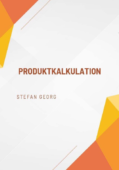 'Cover von Produktkalkulation'-Cover