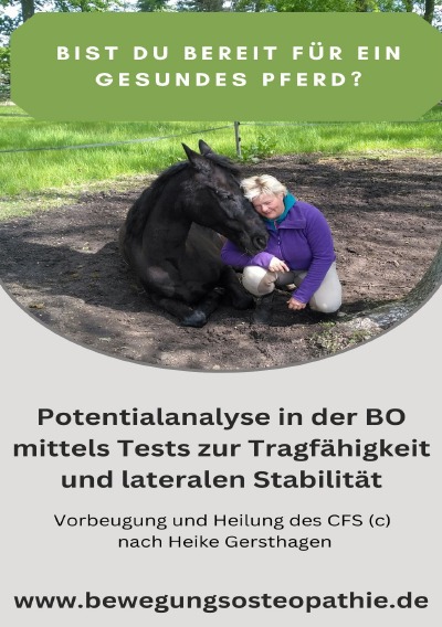 'Cover von Potentialanalyse in der Bewegungsosteopathie für Pferde'-Cover