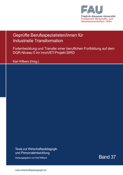 'Cover von Berufsspezialisten/innen für Industrielle Transformation'-Cover