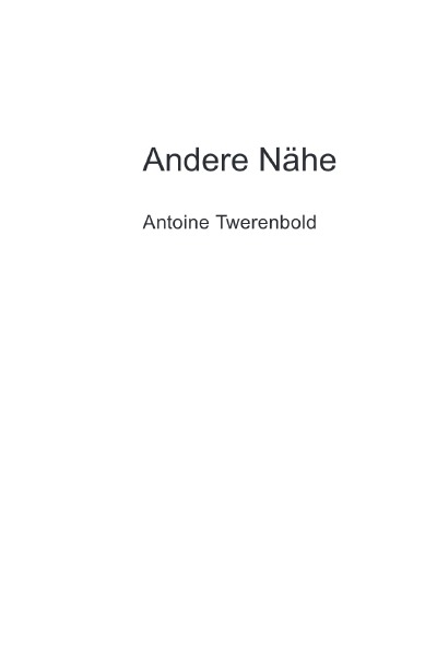 'Cover von Andere Nähe'-Cover