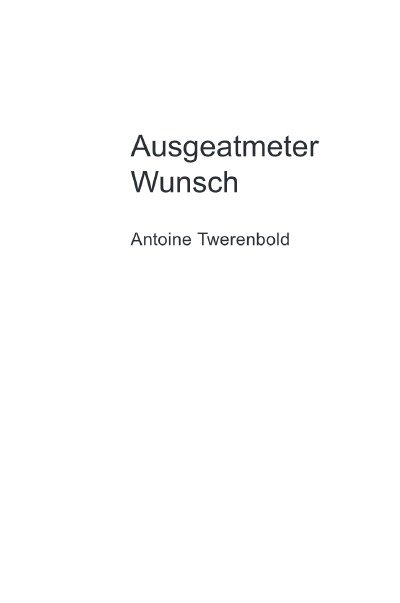 'Cover von Ausgeatmeter Wunsch'-Cover