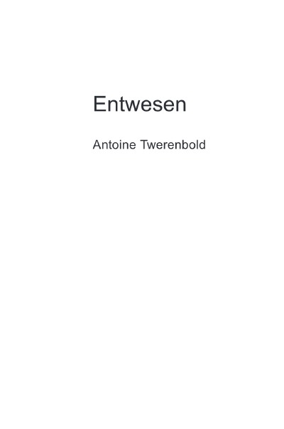 'Cover von Entwesen'-Cover