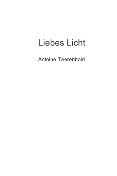 'Cover von Liebes Licht'-Cover