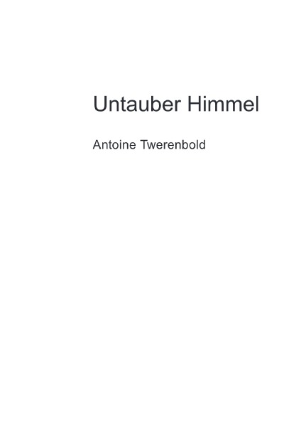 'Cover von Untauber Himmel'-Cover