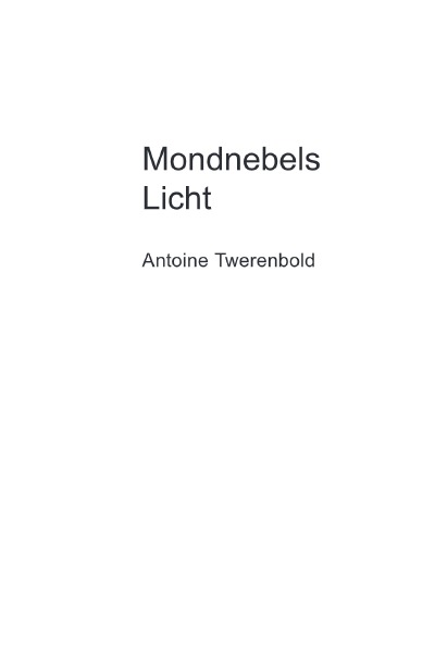 'Cover von Mondnebels Licht'-Cover