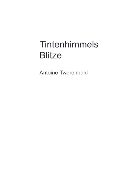 'Cover von Tintenhimmels Blitze'-Cover