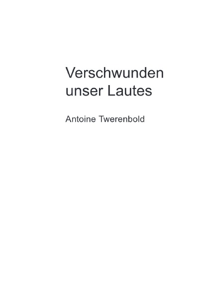 'Cover von Verschwunden unser Lautes'-Cover