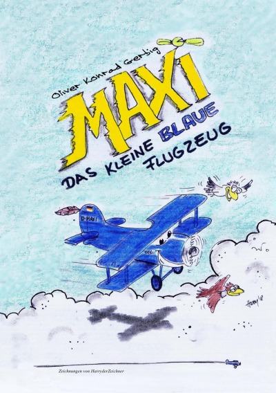 'Cover von MAXI Das kleine blaue Flugzeug'-Cover