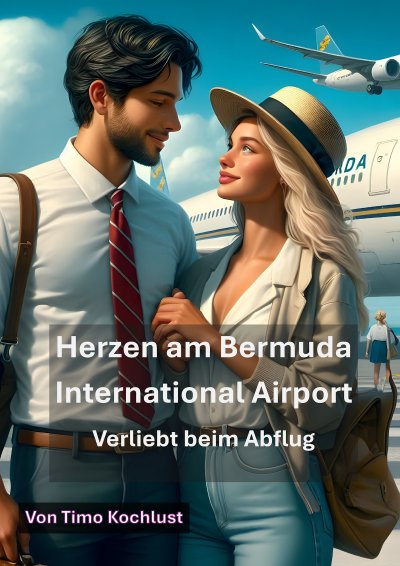 'Cover von Herzen am Bermuda International Airport – Verliebt beim Abflug'-Cover