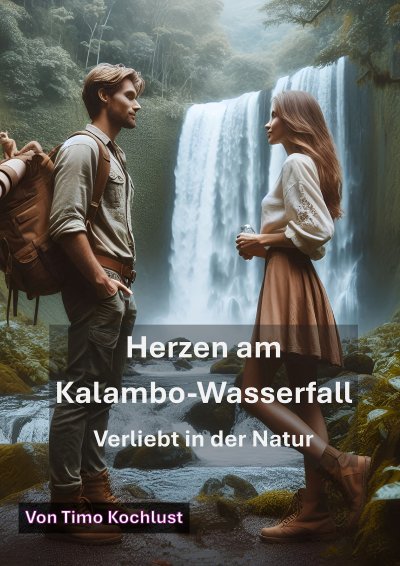 'Cover von Herzen am Kalambo-Wasserfall – Verliebt in der Natur'-Cover