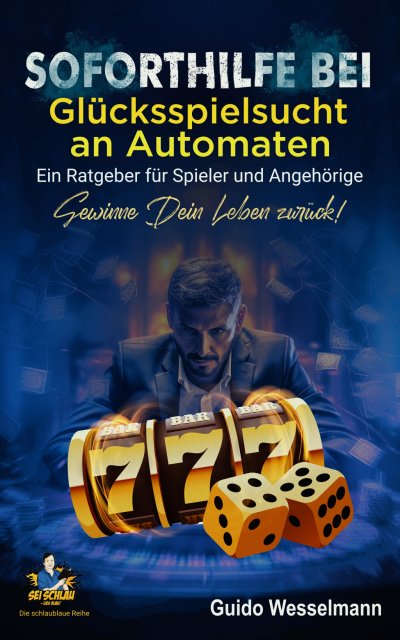 'Cover von Soforthilfe bei Glücksspielsucht an Automaten – Ein Ratgeber für Spieler und Angehörige – Gewinne Dein Leben zurück!'-Cover