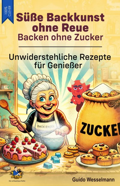 'Cover von Süße Backkunst ohne Reue – Backen ohne Zucker'-Cover