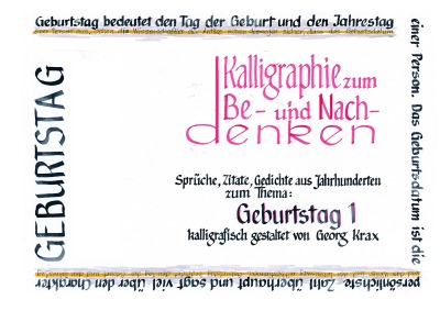 'Cover von Geburtstag 1'-Cover