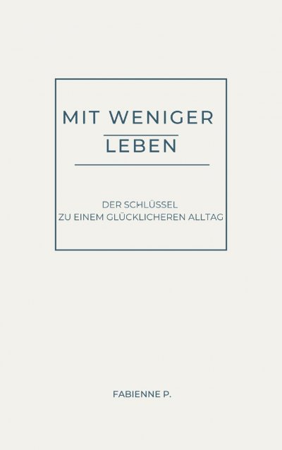 'Cover von Mit weniger Leben'-Cover