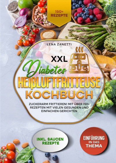 'Cover von XXL Diabetes Heißluftfritteuse Kochbuch'-Cover