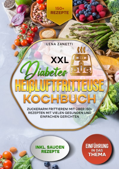 'Cover von XXL Diabetes Heißluftfritteuse Kochbuch'-Cover