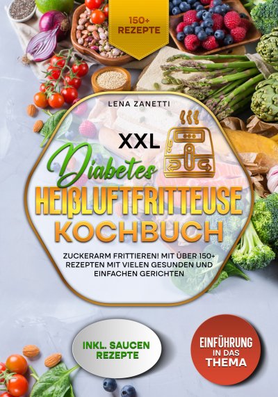 'Cover von XXL Diabetes Heißluftfritteuse Kochbuch'-Cover