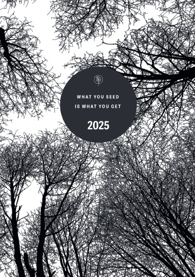 'Cover von What you seed is what you get 2025 Terminplaner mit Affirmationen aus der Bibel'-Cover