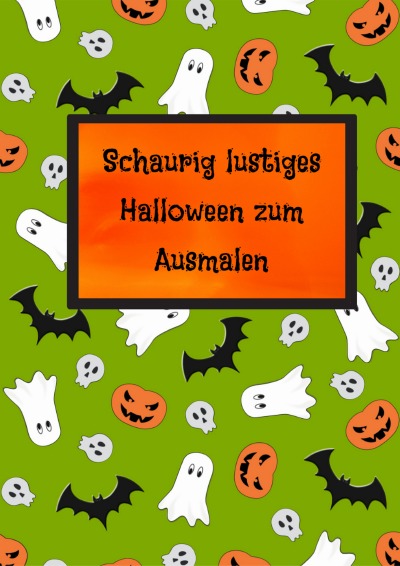 'Cover von Schaurig lustiges Halloween zum Ausmalen'-Cover