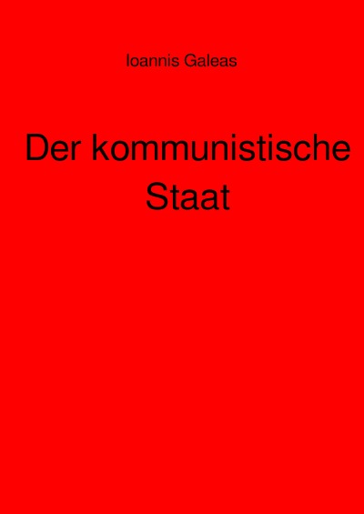 'Cover von Der kommunistische Staat'-Cover