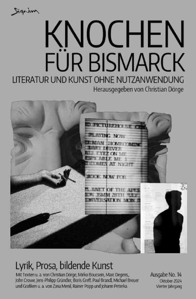 'Cover von Knochen für Bismarck No. 14 – Literatur und Kunst ohne Nutzanwendung'-Cover