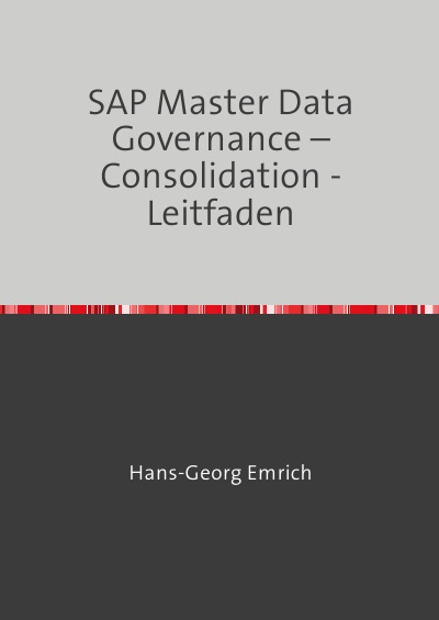 'Cover von SAP Master Data Governance – Consolidation -Leitfaden'-Cover