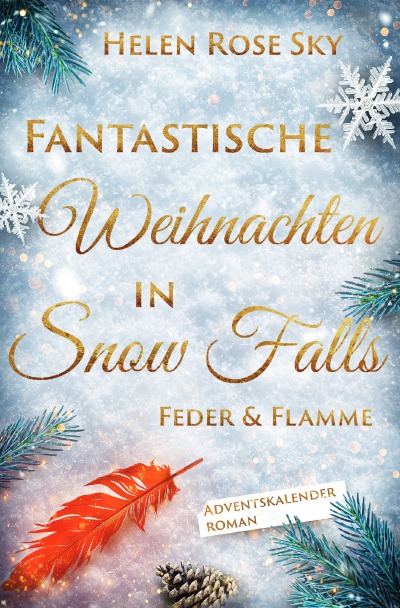 'Cover von Fantastische Weihnachten in Snow Falls: Feder & Flamme'-Cover