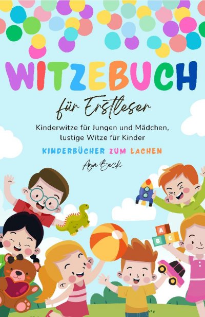 'Cover von Witzebuch für Erstleser:  Kinderwitze für Jungen und Mädchen, lustige Witze für Kinder, Kinderbücher zum Lachen'-Cover