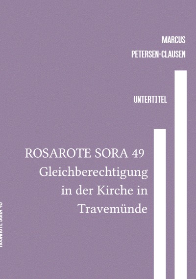 'Cover von ROSAROTE SORA 49 Gleichberechtigung in der Kirche in Travemünde'-Cover