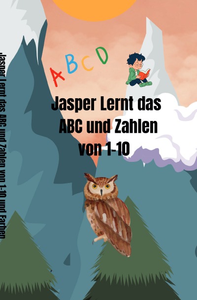 'Cover von Jasper Lernt das ABC und Zahlen von 1-10'-Cover