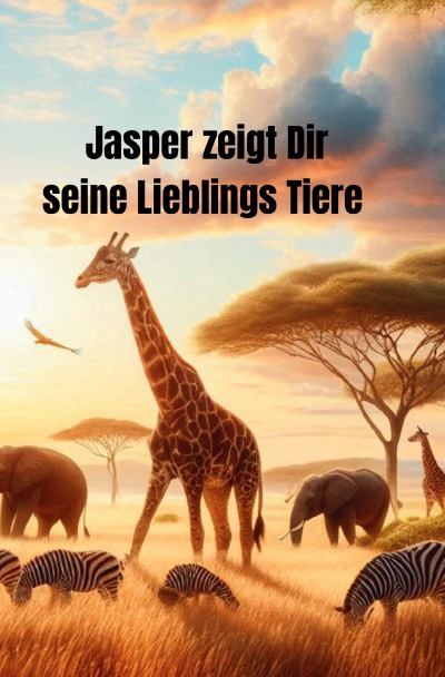 'Cover von Jasper zeigt Dir seine Lieblingstiere'-Cover