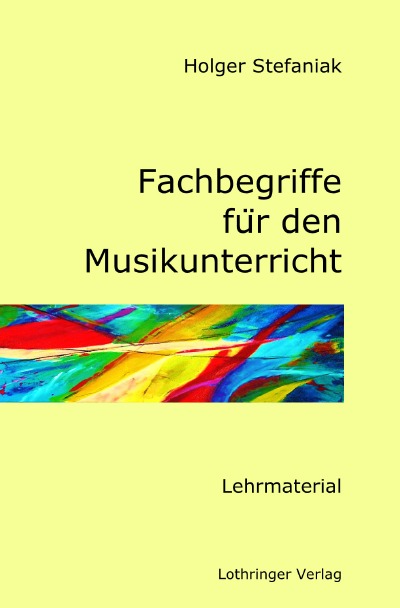 'Cover von Fachbegriffe für den Musikunterricht'-Cover