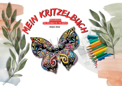 'Cover von Mein Kritzelbuch – Mandalas für Kinder 5 – 9 Jahre'-Cover