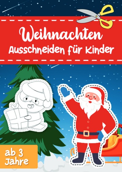 'Cover von Weihnachten Ausschneiden für Kinder ab 3 Jahre'-Cover