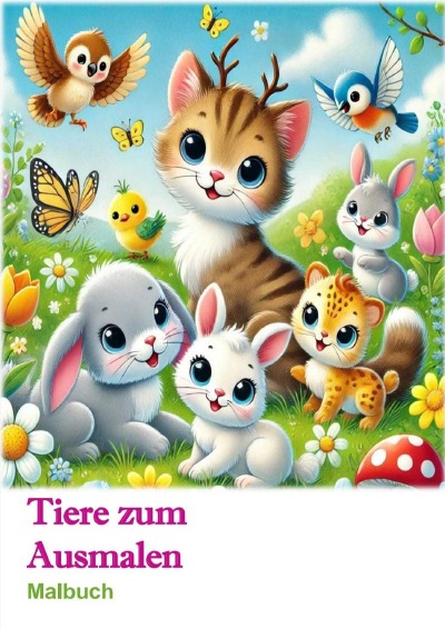 'Cover von Tiere zum Ausmalen'-Cover