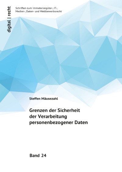 'Cover von Grenzen der Sicherheit der Verarbeitung personenbezogener Daten'-Cover