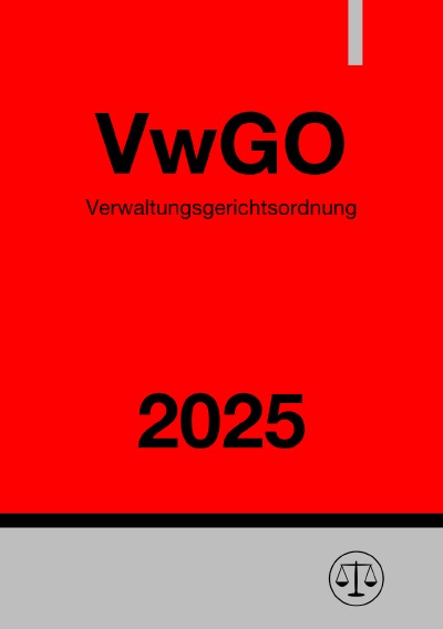 'Cover von Verwaltungsgerichtsordnung – VwGO 2025'-Cover